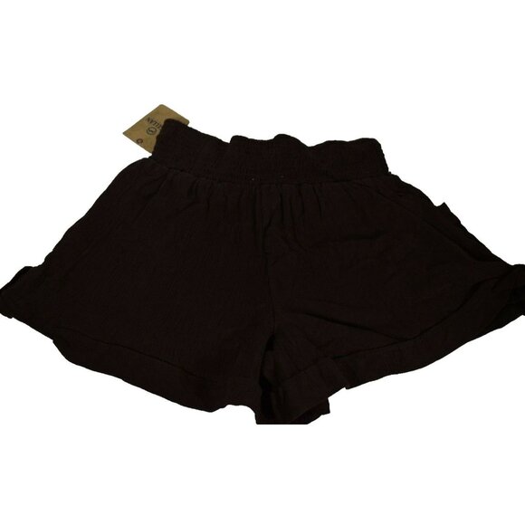 Magellan Outdoors Misses Medium Brown Gauze Cuffed Shorts New with tags - Picture 4 of 4